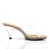 Fabulicious - BELLE301 Pantoletten mit Absatz - Transparent/Braun Product image